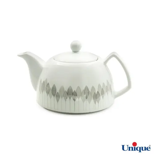 قوری چینی یونیک مدل برگ UN-7542