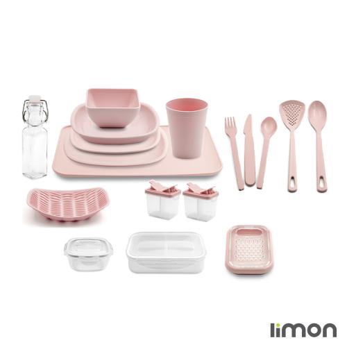سرویس مسافرتی رویال 85 پارچه 8 نفره لیمون