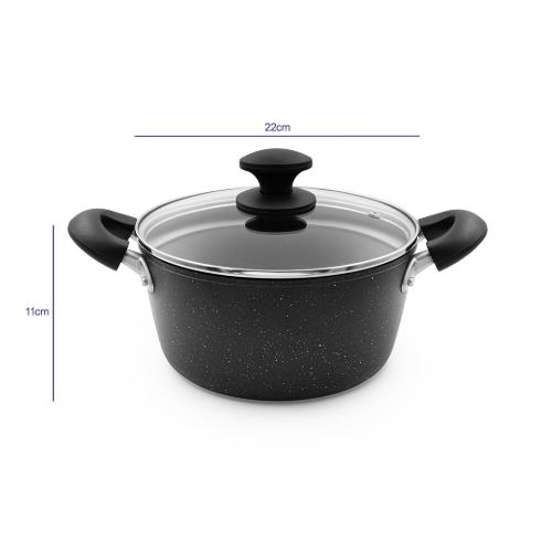 قابلمه گرانیتی YWDT-2204 ساراکوک سایز 22 وارداتی