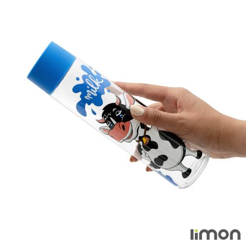 بطری آب استوانه ای لیمون سایز کوچک 1726