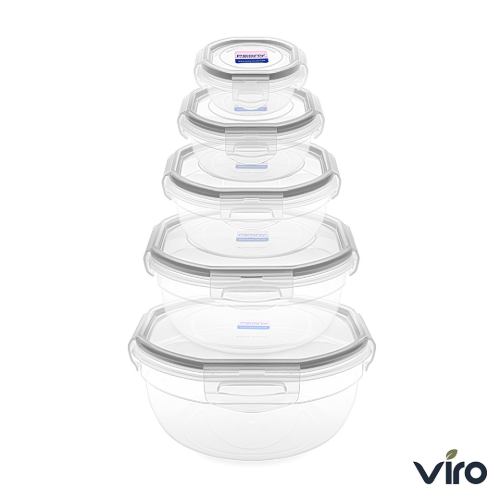 قیمت سرویس فریزری 10 پارچه گرد ویرو ایزی لاک کد 310