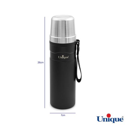 ابعاد فلاسک استیل UN-1861 یونیک قلمی کوهستان 600 میلی لیتر